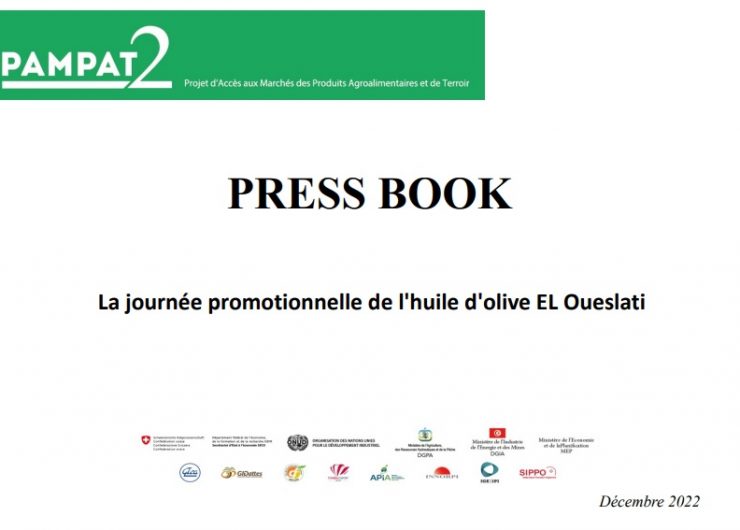 REVUE DE PRESSE : journée promotionnelle de l’huile d’olive EL Oueslati. Décembre 2022